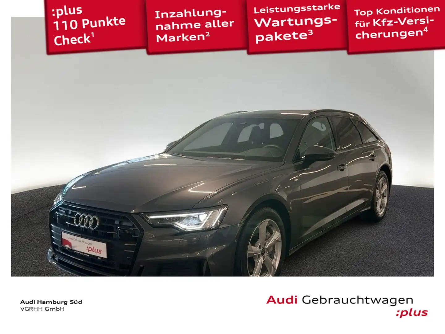 Audi A6 45 TFSI qu. S tronic S LINE/MATRIX/ACC Schwarz - 1