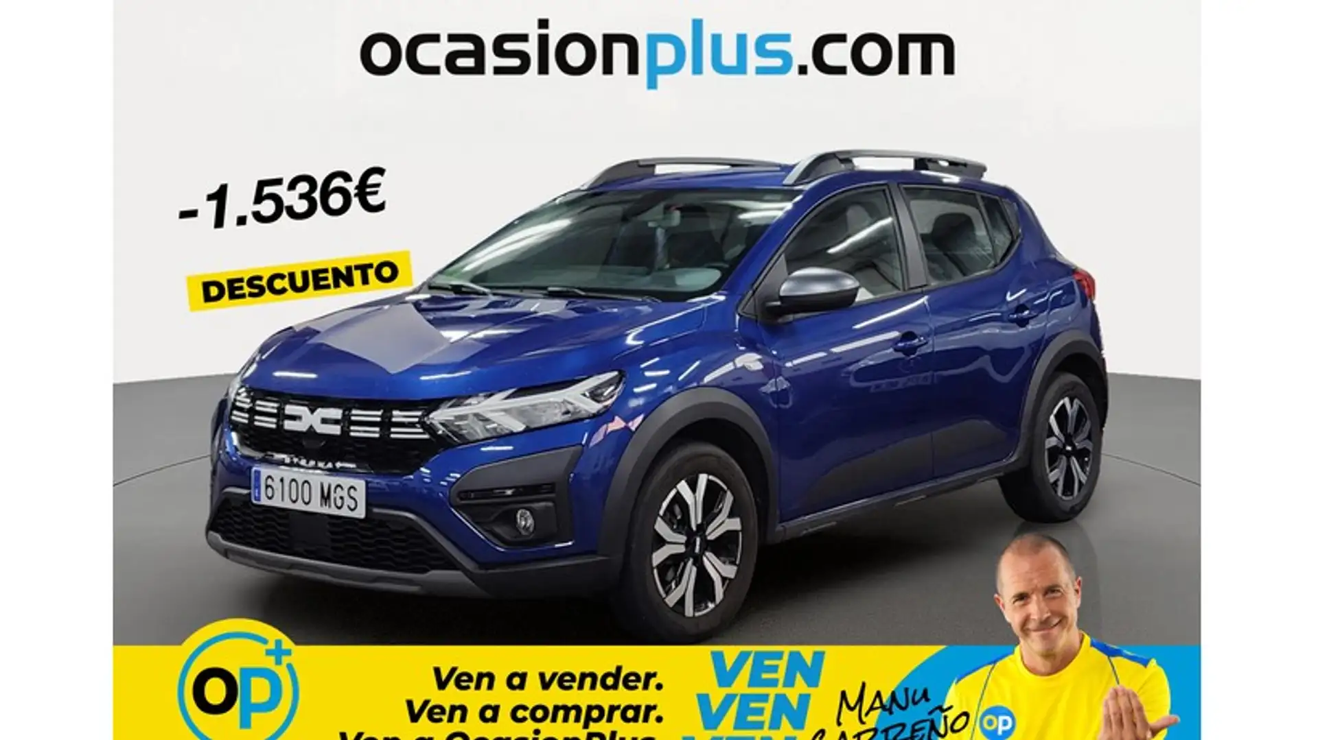 Dacia Sandero Stepway TCe Expresion CVT 67kW Azul - 1