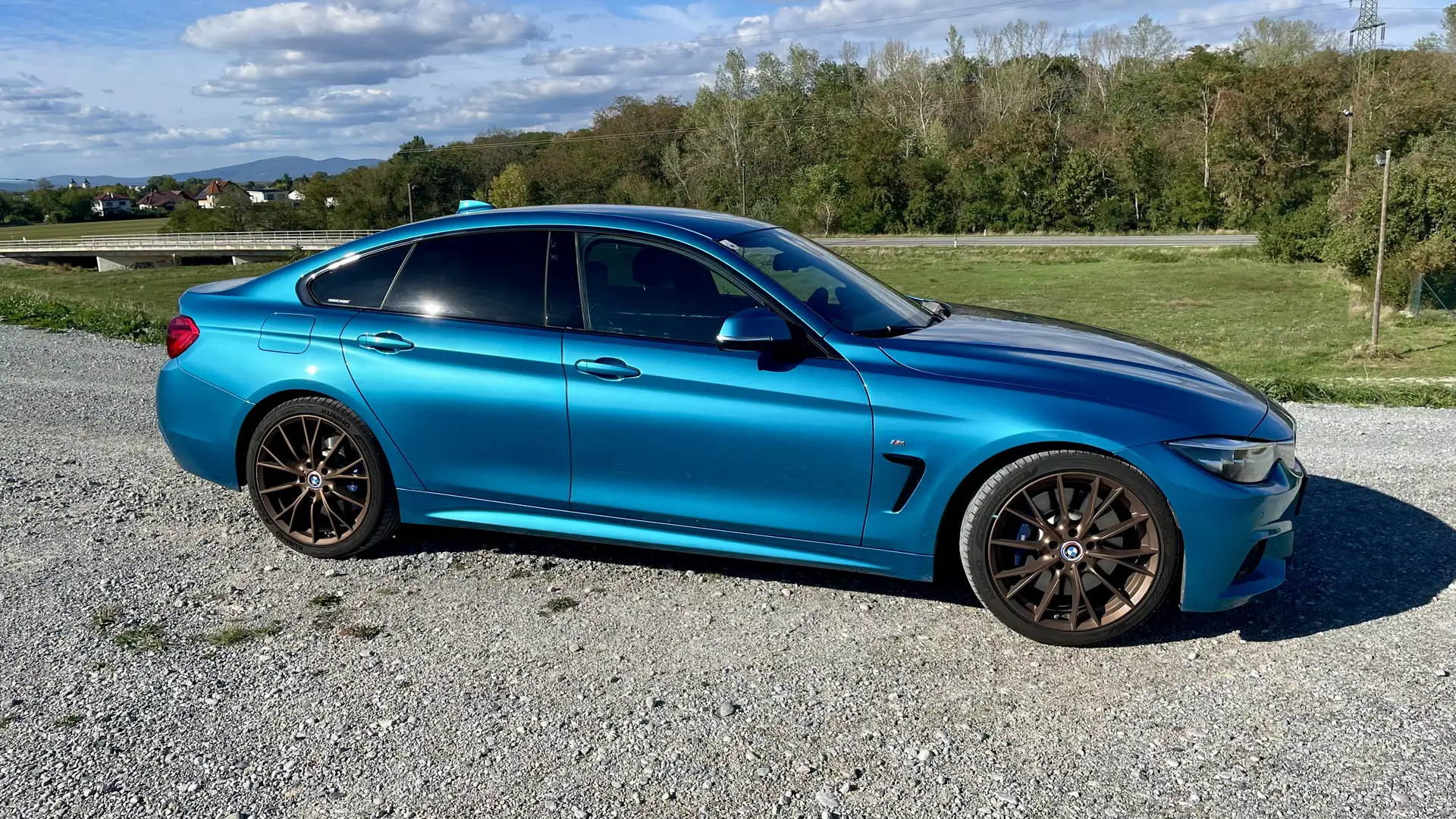 BMW 430 430i Gran Coupe M Sport Aut. Blau - 1