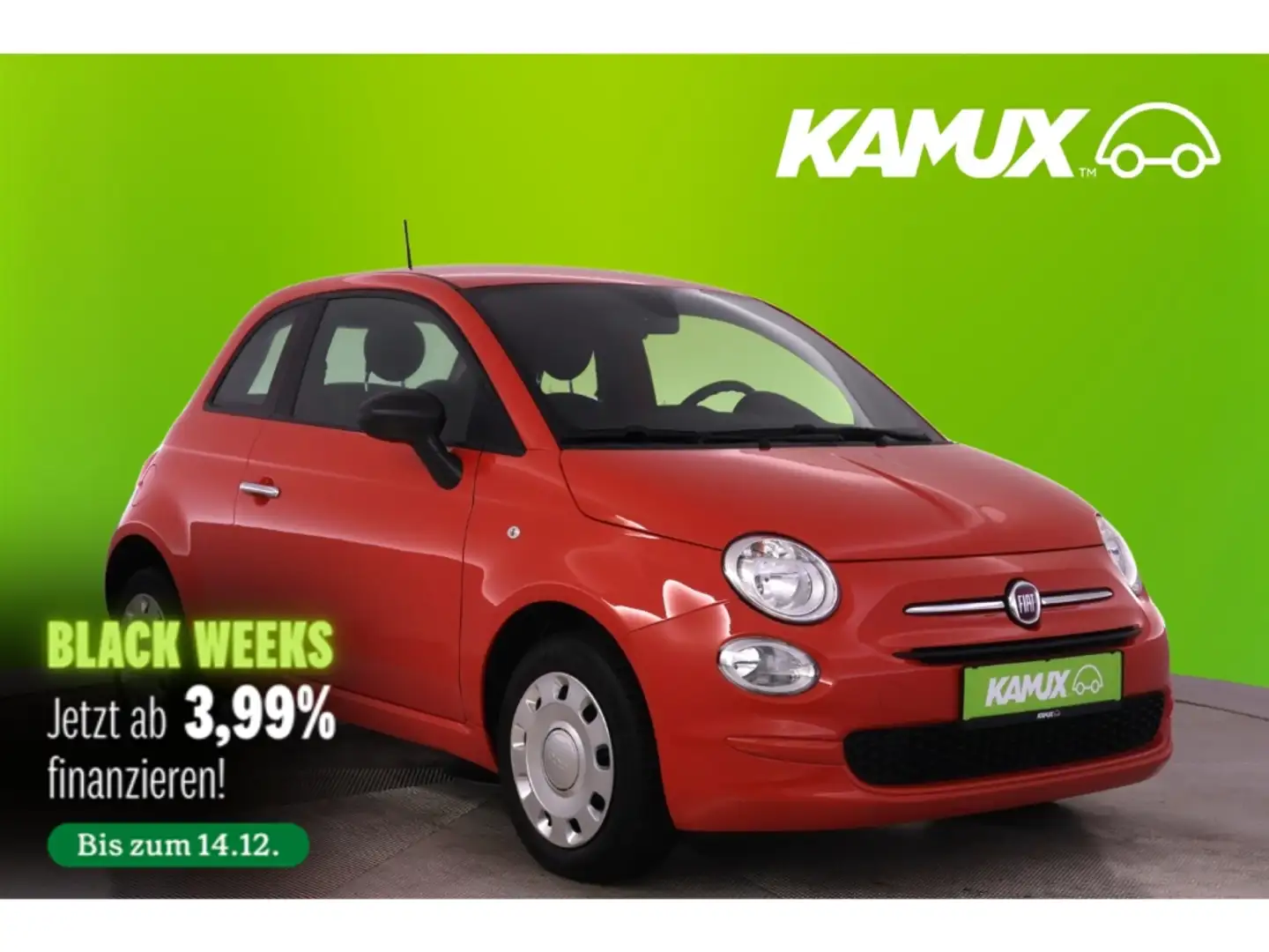 Fiat 500 1.0Mild-Hybrid Cult+KLIMA+DAB+SERVO+ISOFIX Orange - 1