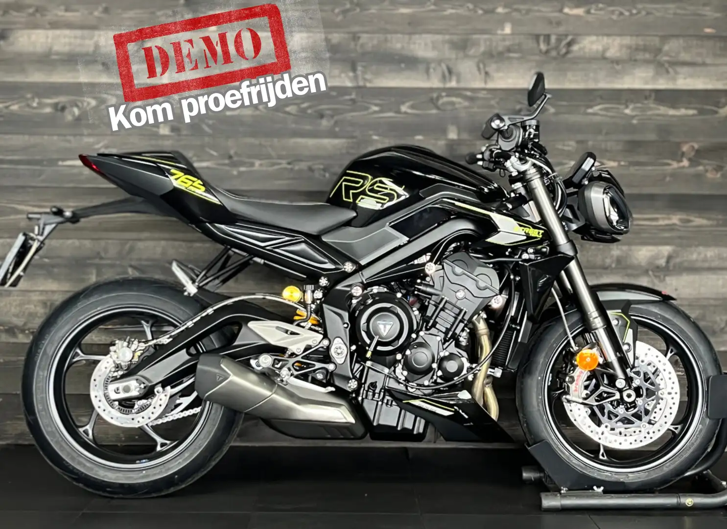 Triumph Street Triple 765 RS DEMO Zwart - 1