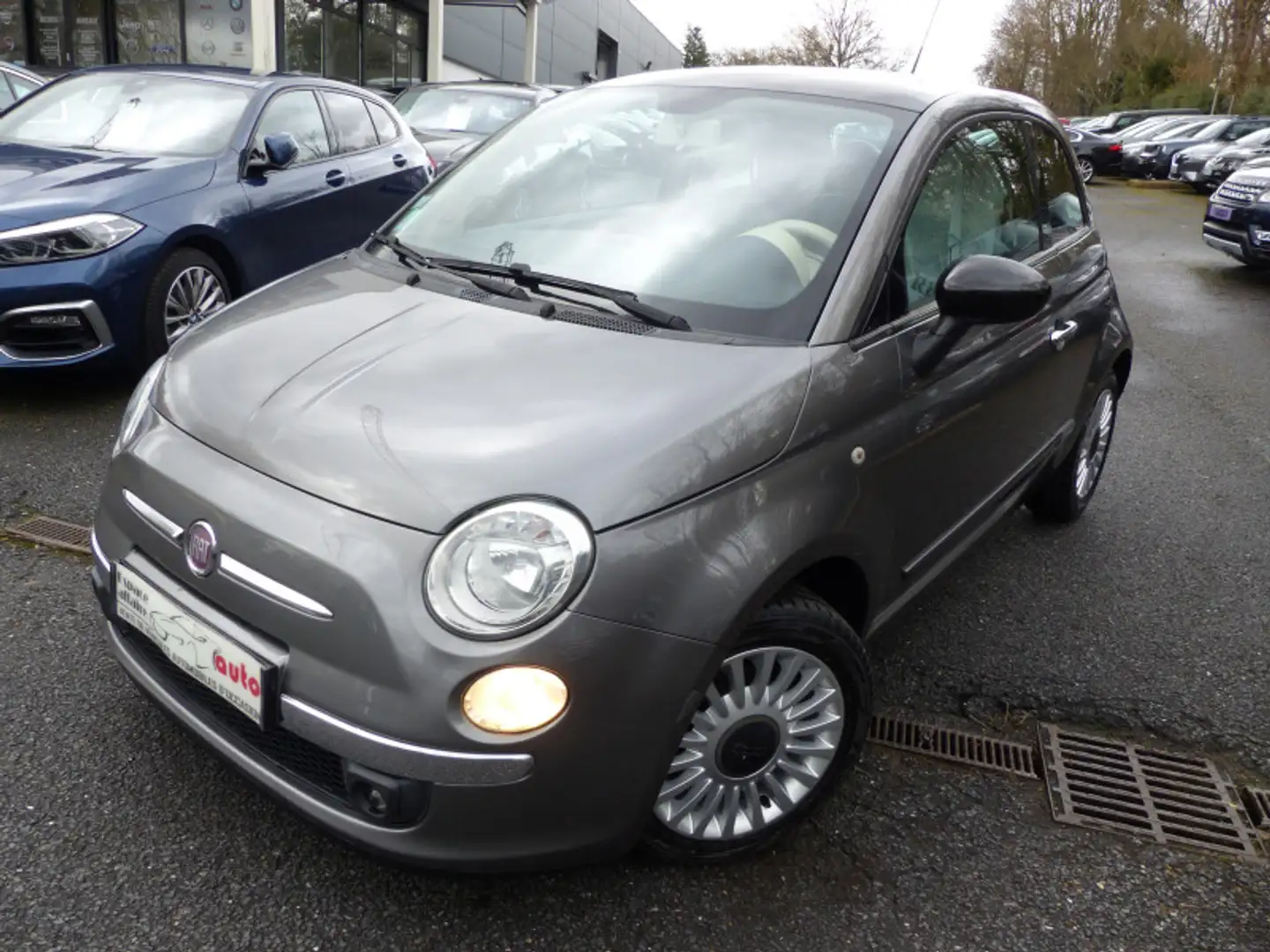 Fiat 500 1.2 8V 69CH S\u0026S LOUNGE Gris - 1