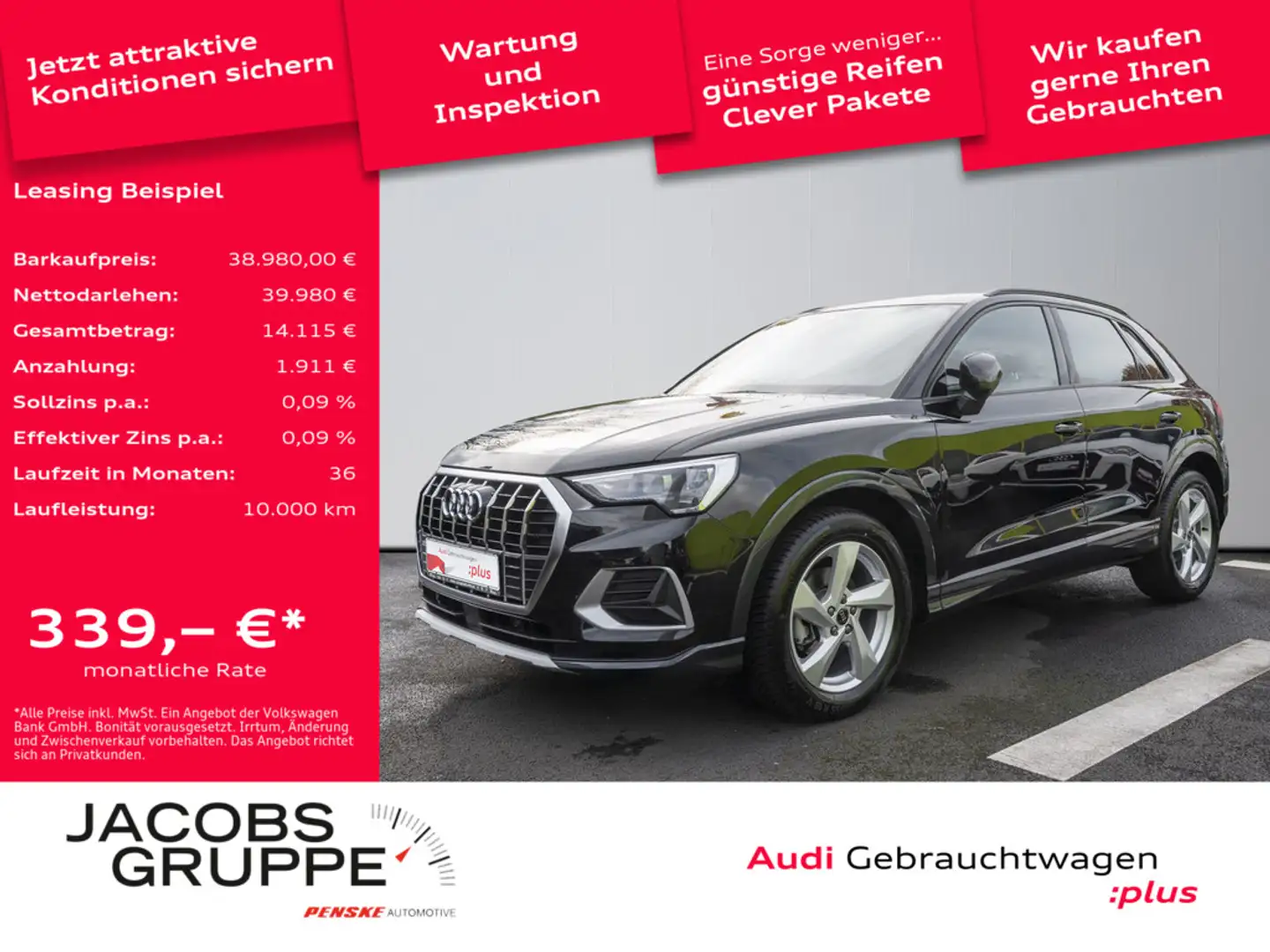 Audi Q3 35 TFSI advanced Navi,SHZ,PDC,RFK Noir - 1