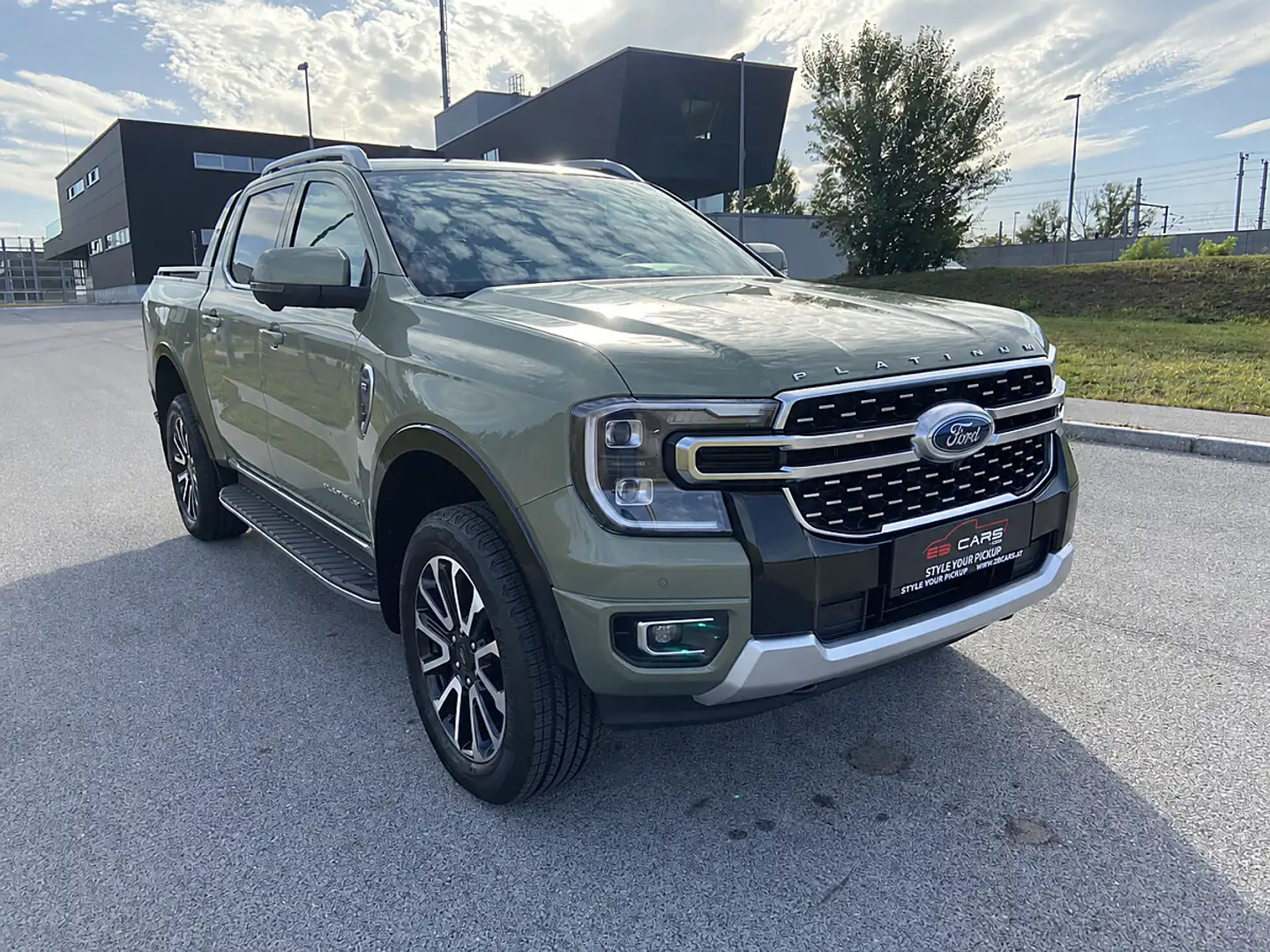 Ford Ranger Ranger Doppelkabine Platinum PHEV e-4WD 2.3 Eco... Grün - 2