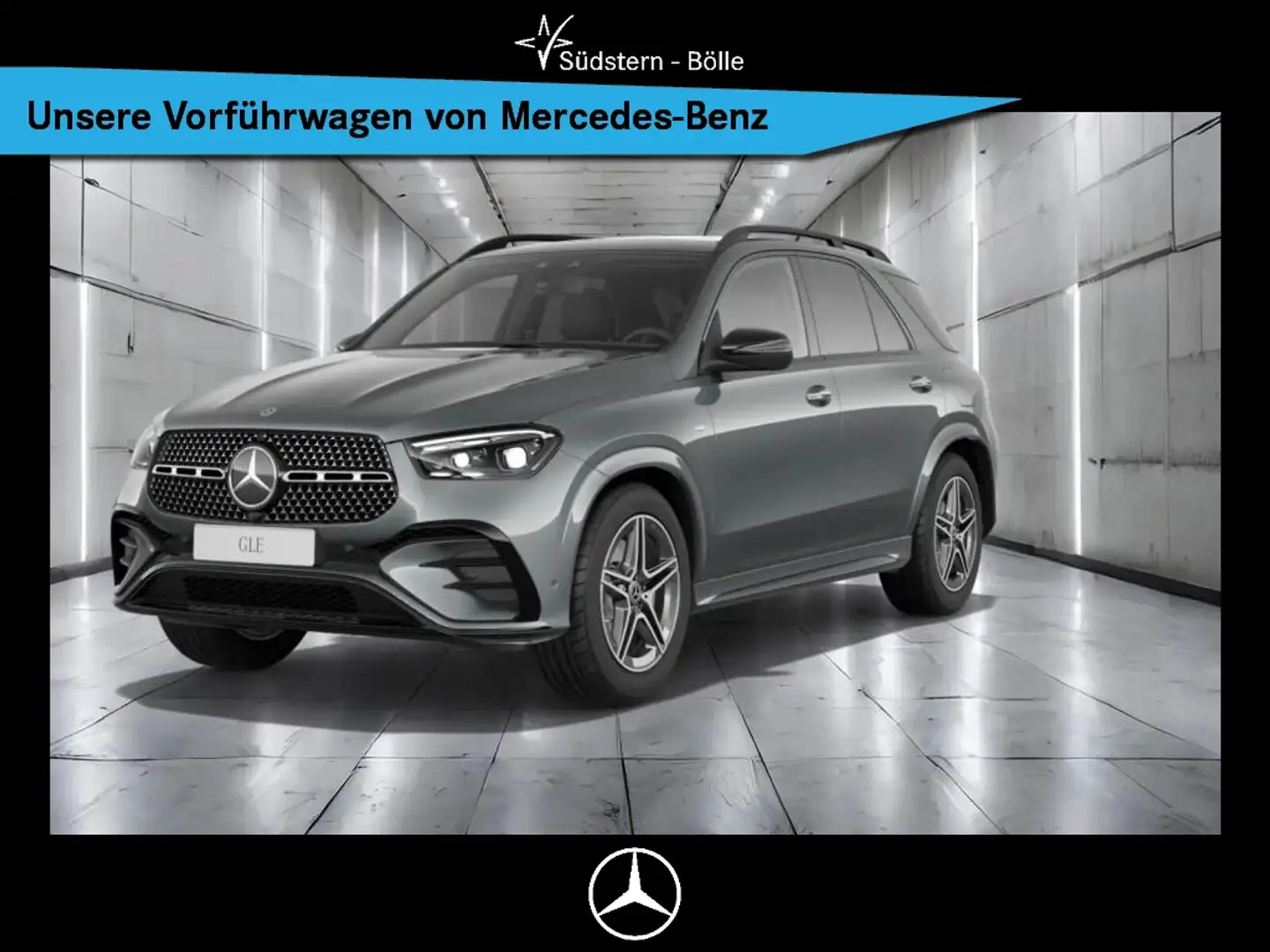 Mercedes-Benz GLE 400 e 4M +AMG+MEMORY+SHZ+AMBIENTE+DISTRO+AHK Gris - 1
