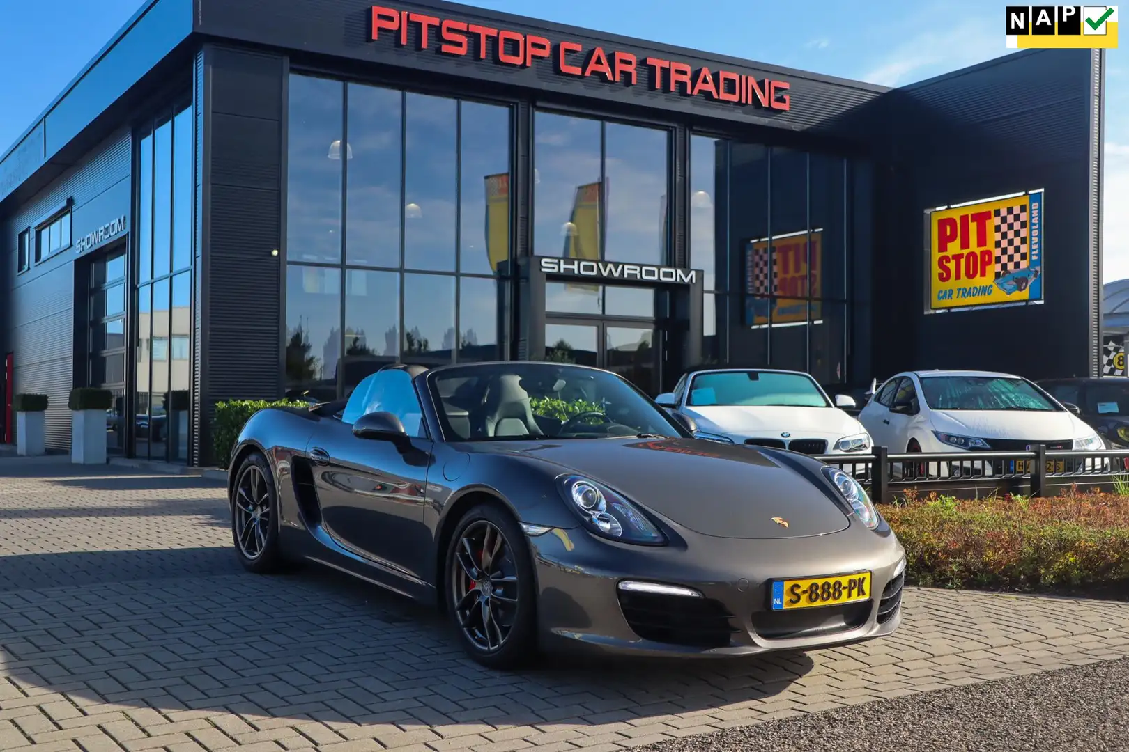 Porsche Boxster S 981.2 3.4 PDK, 316 PK, Sportuitlaat, Nieuwstaat! Gris - 1