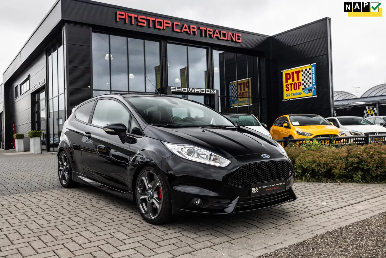 Ford Fiesta 1.6 ST2, 182 PK, Camera, Facelift, Cruise Control! Negro - 1