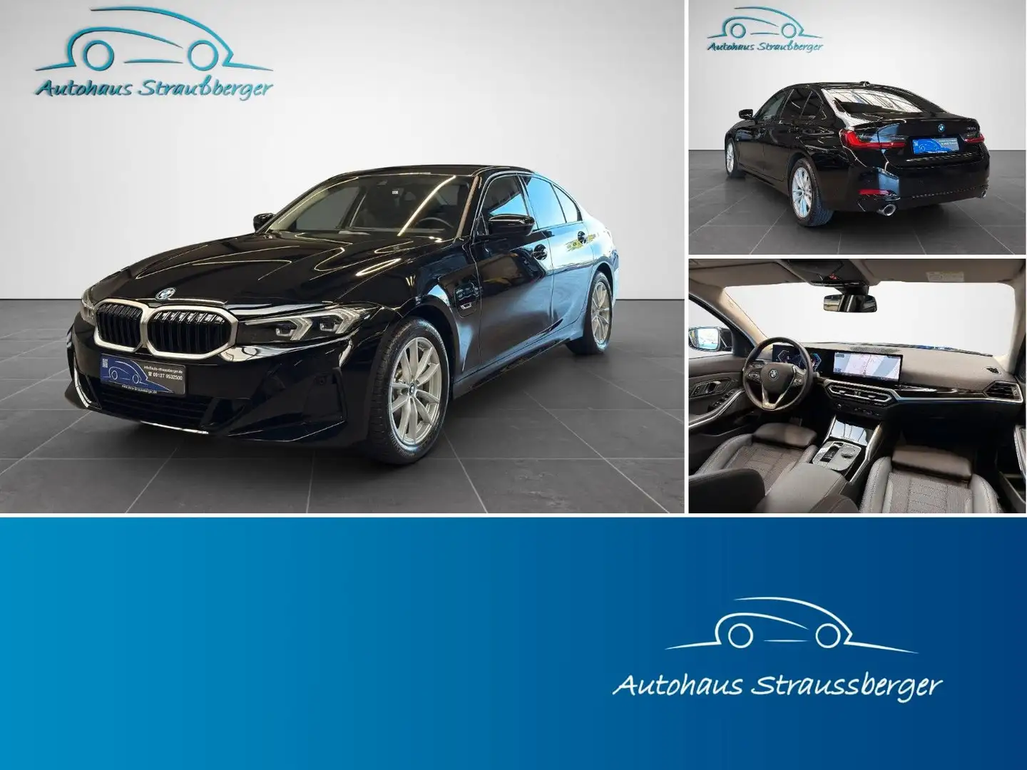 BMW 320 e H&K/LED/Komfort/Parkassistent/Sportsitze Schwarz - 1