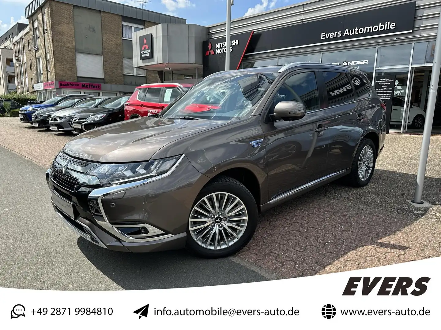 Mitsubishi Outlander PHEV TOP *Navi *360° *LED *DAB Bruin - 1