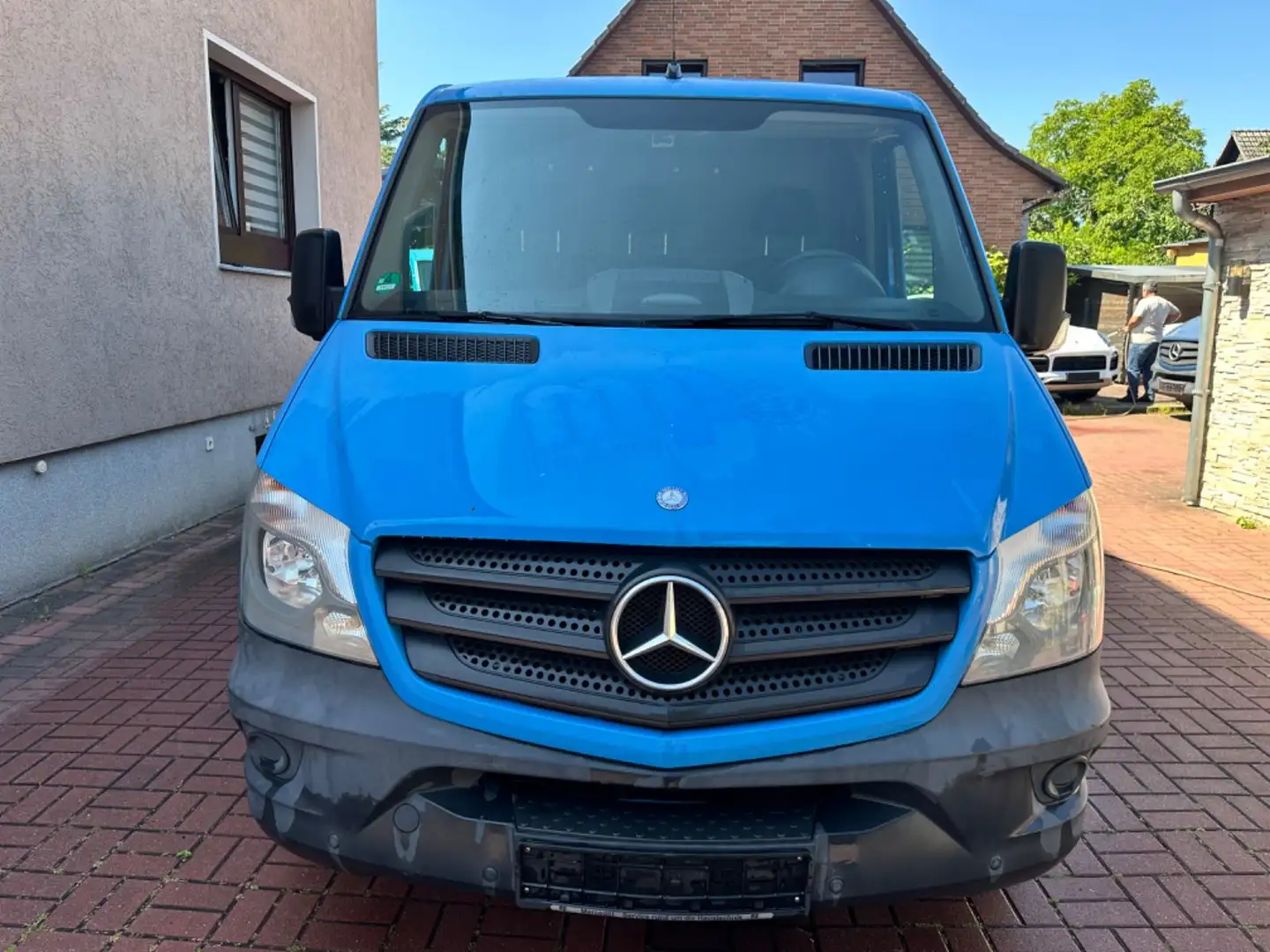 Mercedes-Benz Sprinter II Kasten CDI LANG 1.HAND+KLIMA+PDC Blau - 2