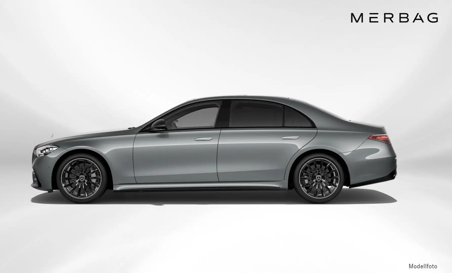 Mercedes-Benz S 450 d 4MATIC Limousine Langversion Grau - 2