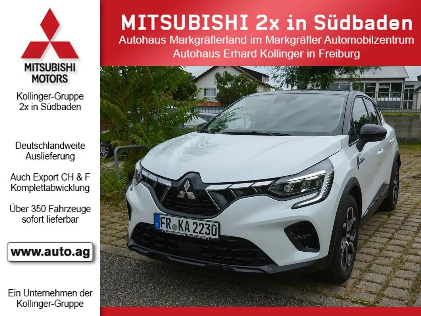 Mitsubishi ASX HYBRID TOP K-ENTRY*SHZ*NAVI*CAM Weiß - 1