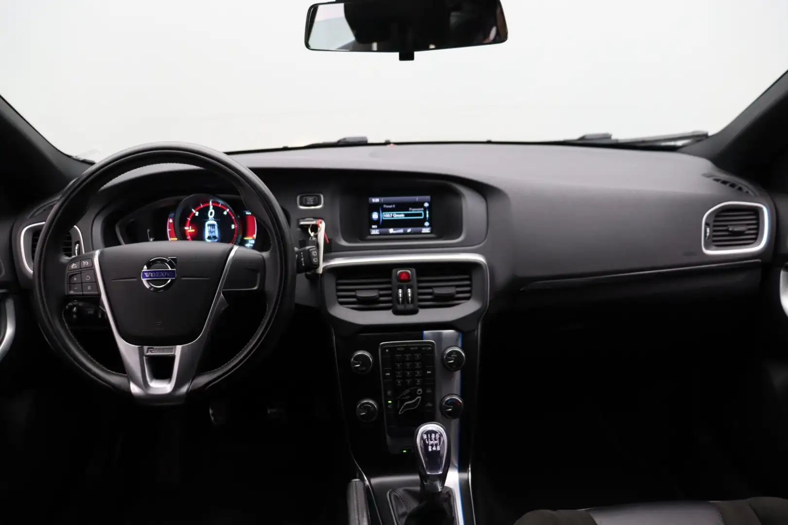Volvo V40 1.6 D2 R-Design Origineel NL 1/2 Leder Zwart - 2
