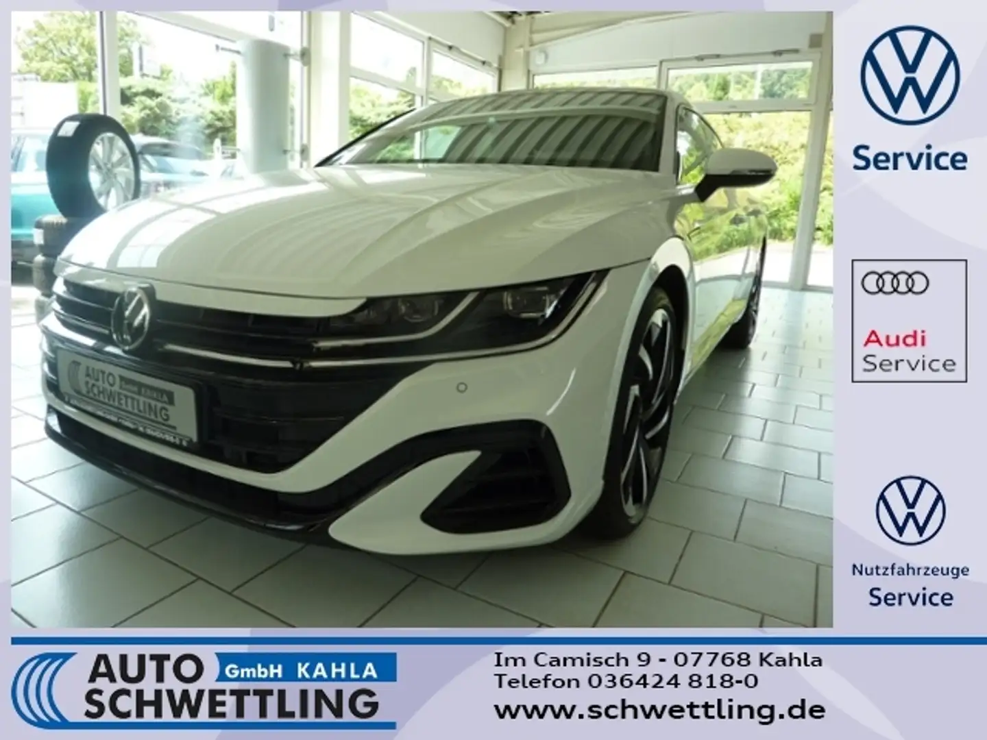 Volkswagen Arteon Shooting Brake 2.0 TDI DSG  NAVI LEDER Blanc - 1