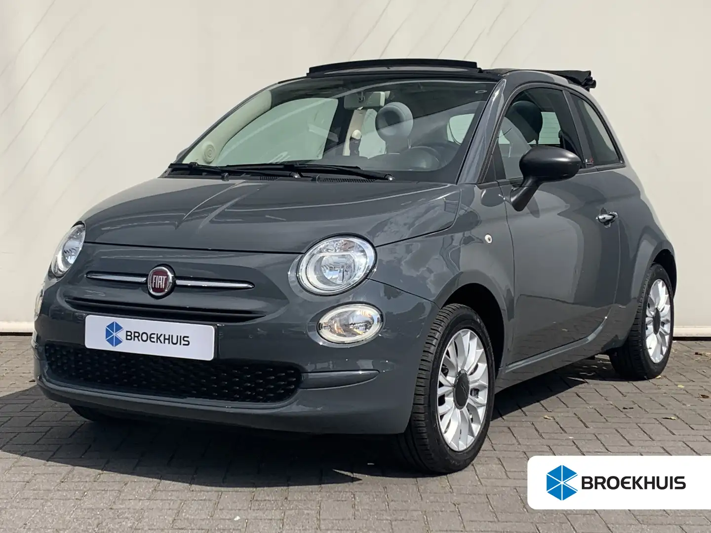 Fiat 500C 1.2 Young Airco | Cruise Control | DAB | Navi | ca Gris - 1