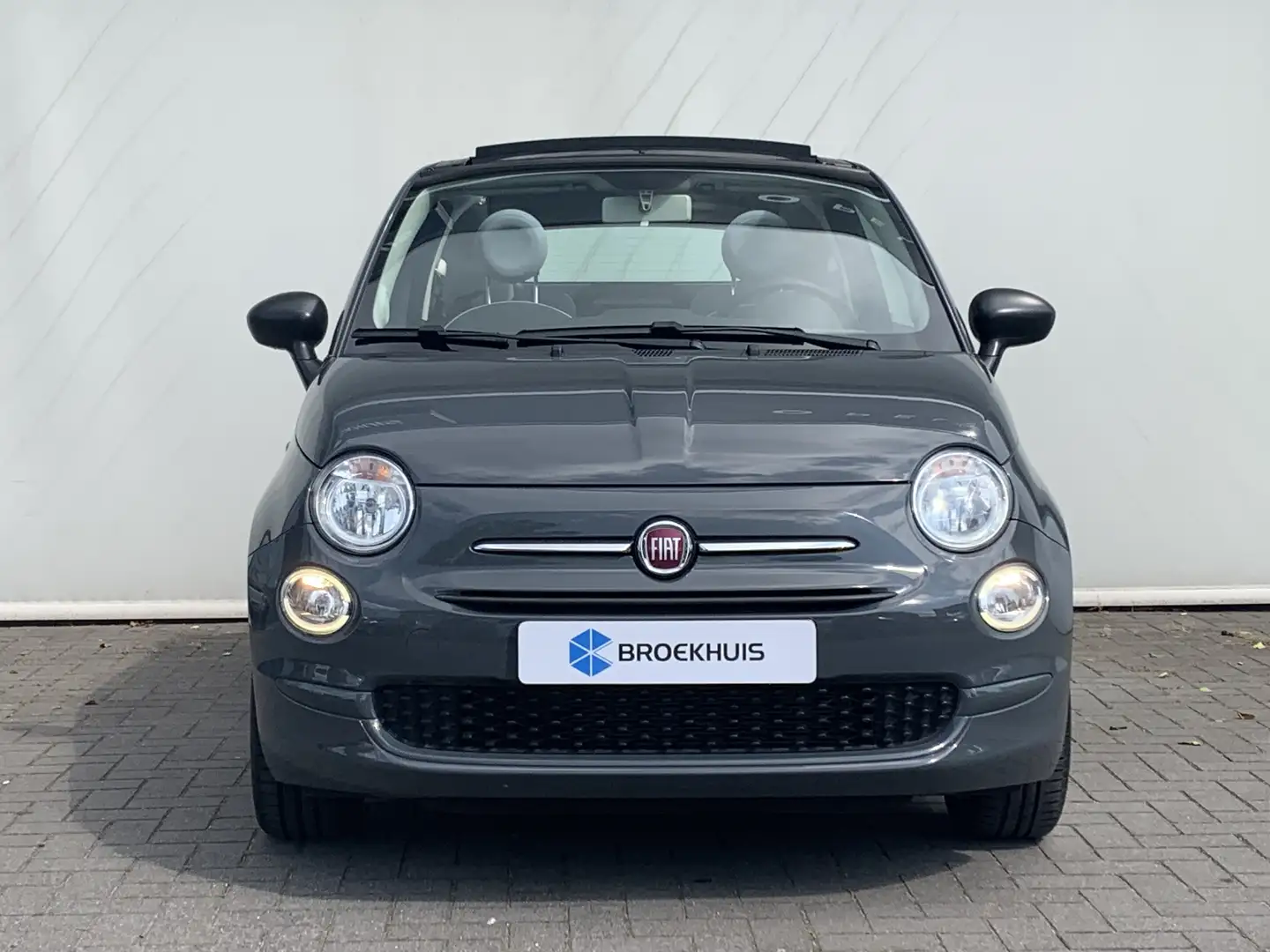 Fiat 500C 1.2 Young Airco | Cruise Control | DAB | Navi | ca Gris - 2