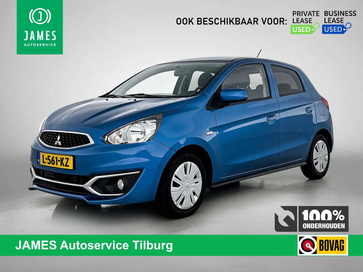 Mitsubishi Space Star 1.0 Cool+ AIRCO | AUDIO | 5 DRS Bleu - 1