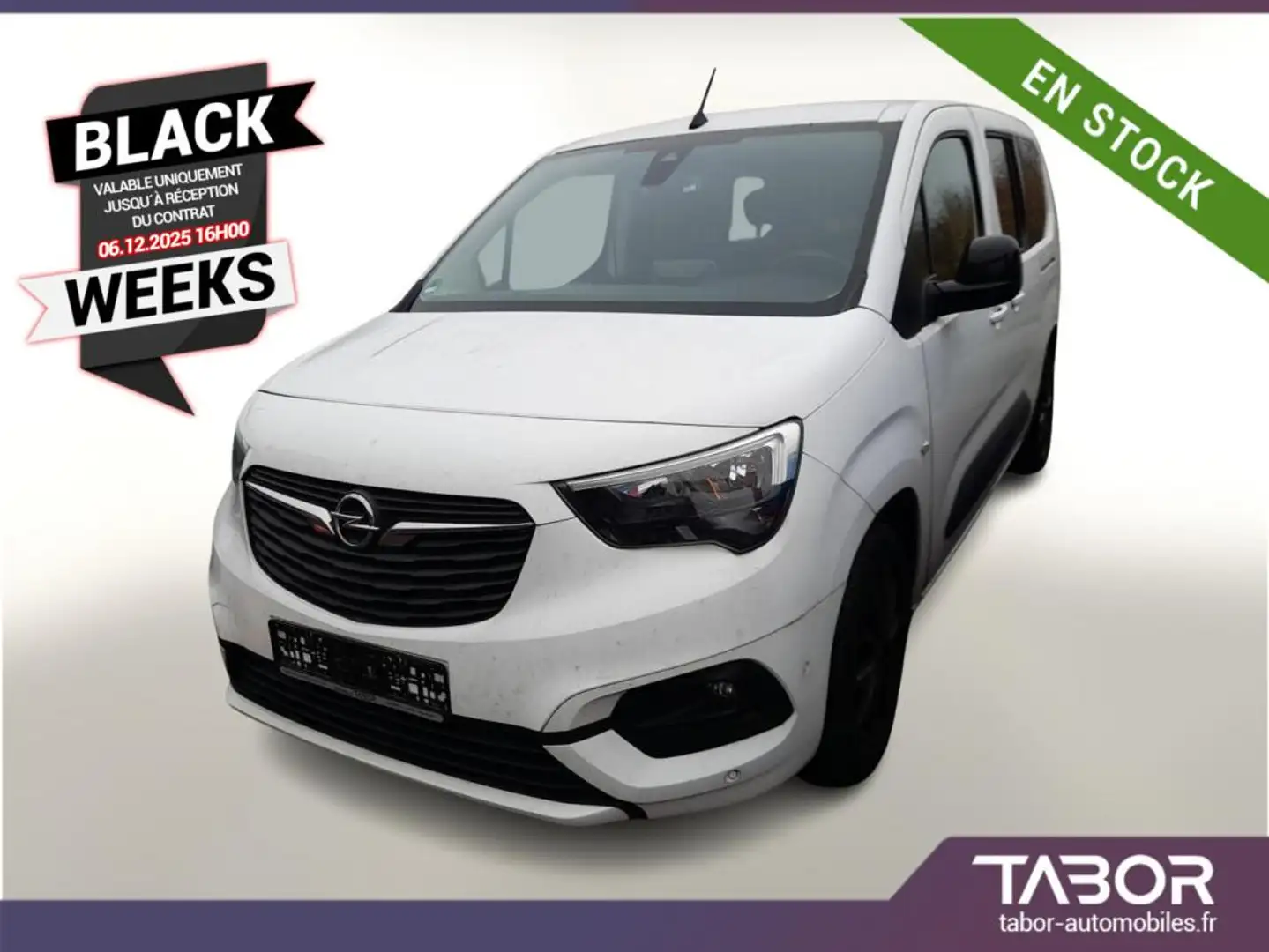 Opel Combo Life 1.5 CDTI 102 Elegance L2 Cam Blanc - 1