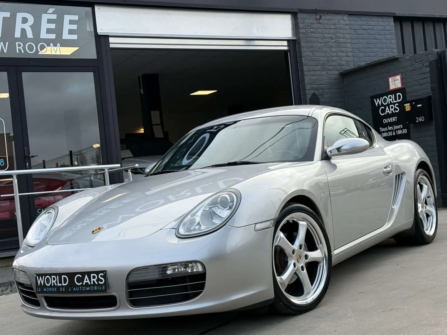 Porsche Cayman 2.7i Tiptronic S NAVI/ PSM/ CRUISE/ GARANTIE 12M. Gris - 1
