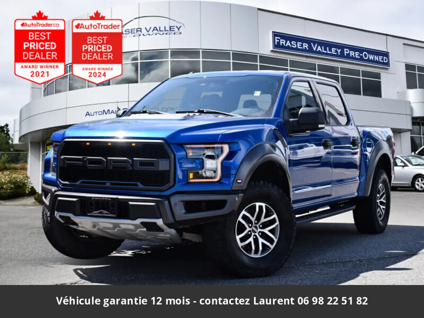 Ford Raptor SuperCrew 4x4 Tout compris hors homologatio Синий - 1