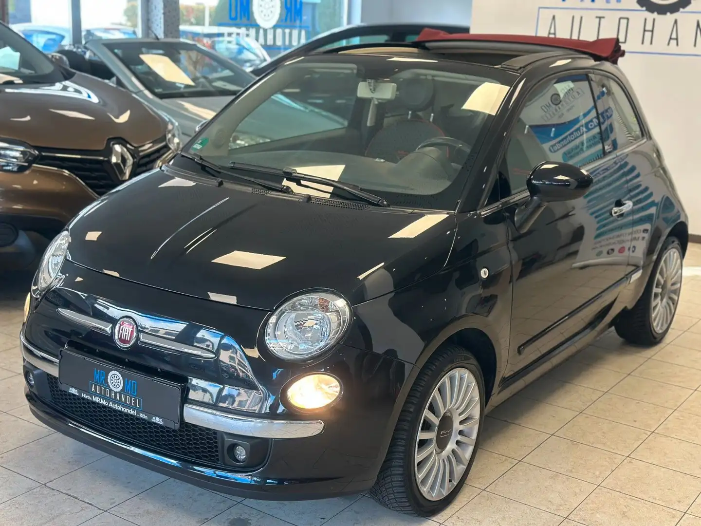 Fiat 500C Lounge °Cabrio°2.Hand°Tüv°Inspektion Schwarz - 2