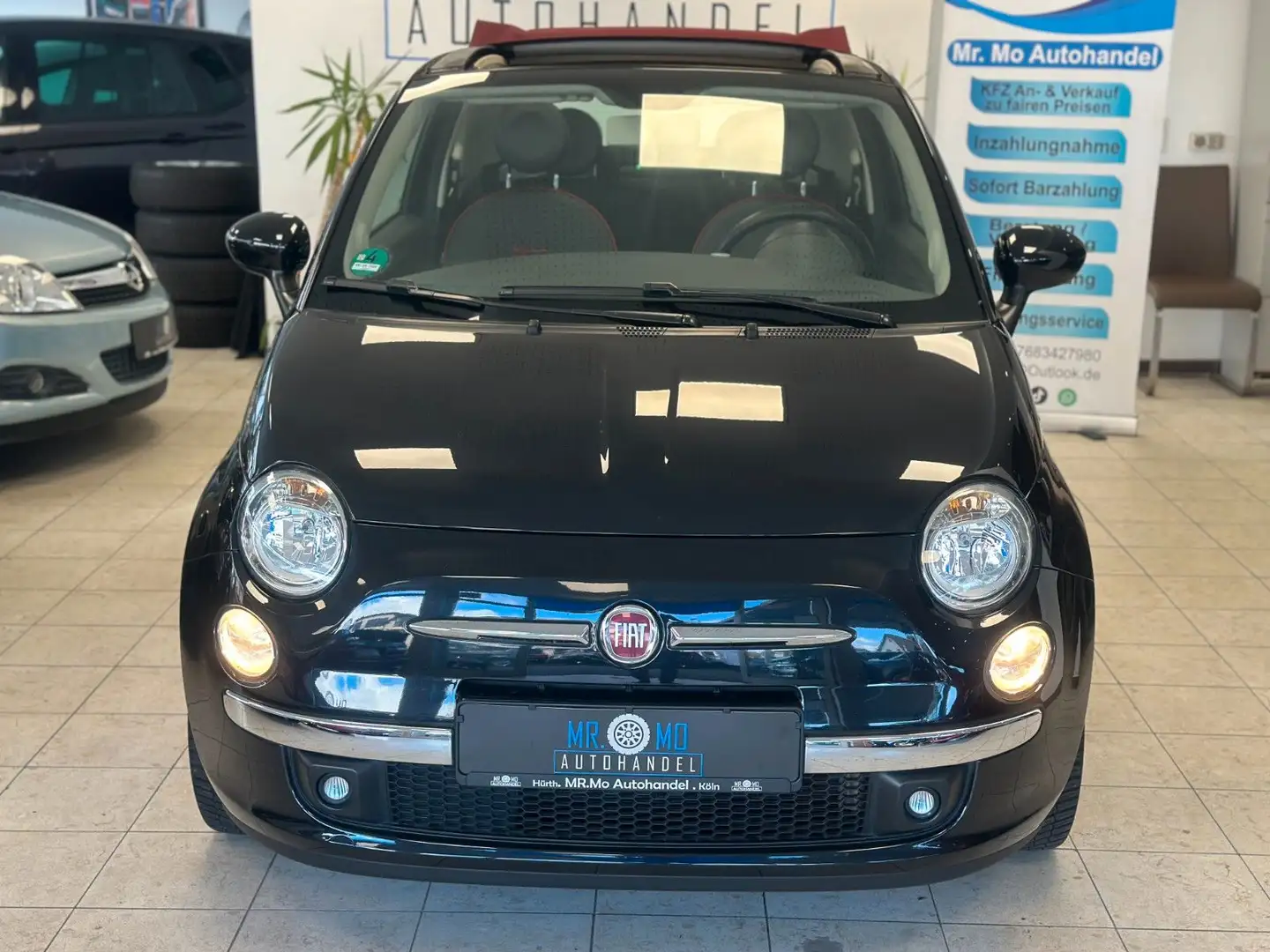 Fiat 500C Lounge °Cabrio°2.Hand°Tüv°Inspektion Schwarz - 1