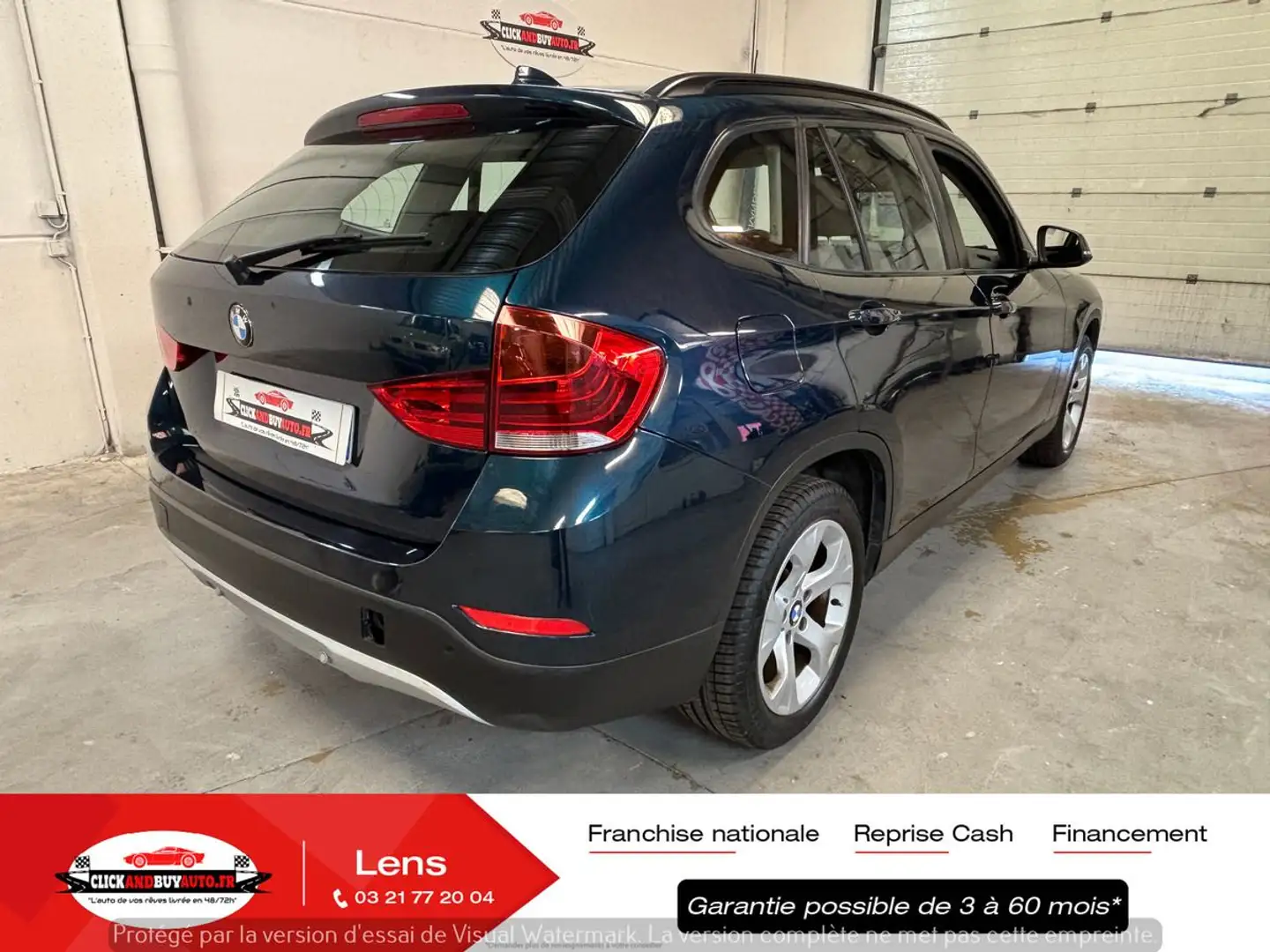 BMW X1 1.8 s-Drive Lounge // REGULATEUR / GPS / CLIM / CH Bleu - 2