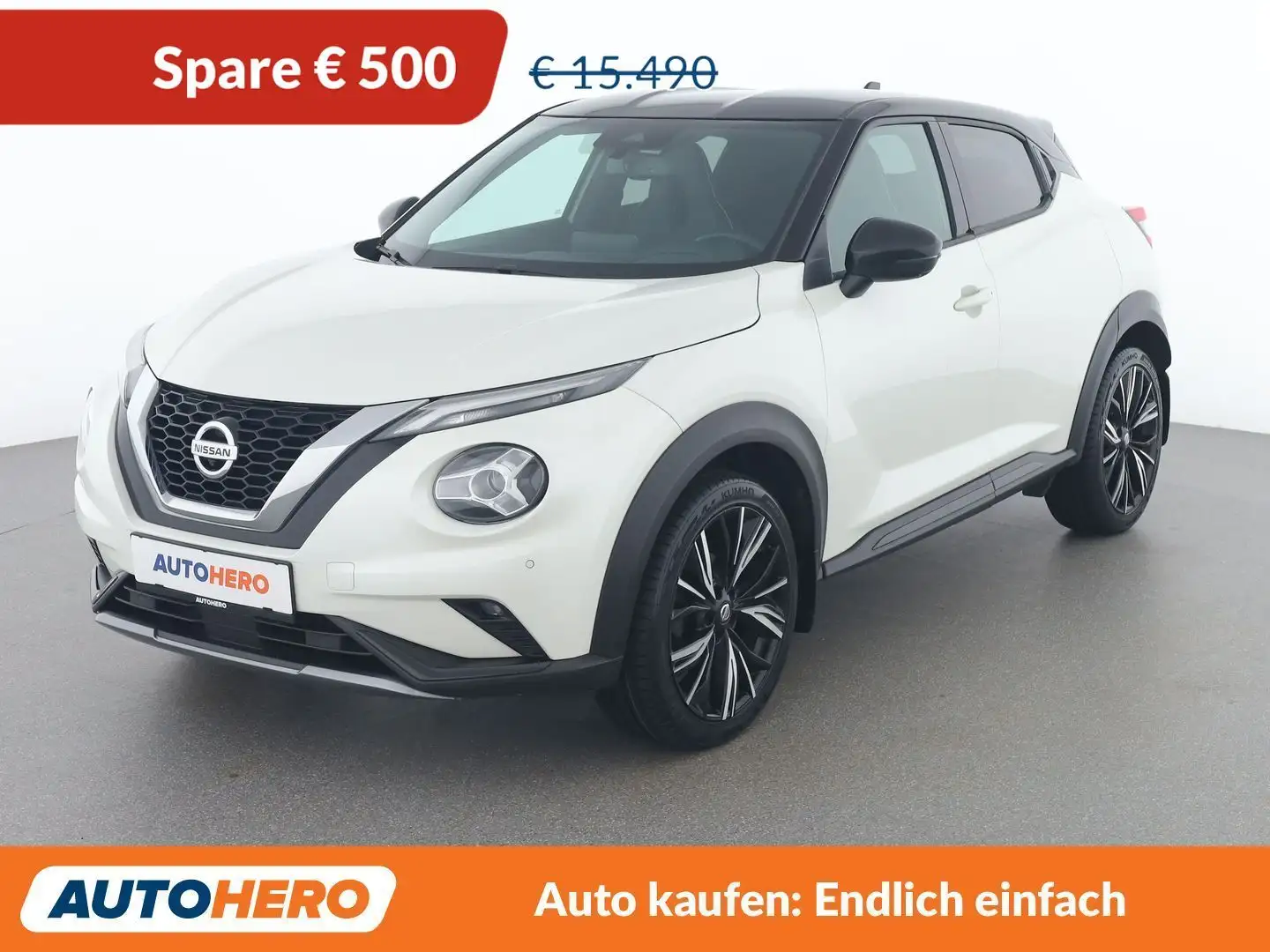 Nissan Juke 1.0 DIG-T N-Design Weiß - 1