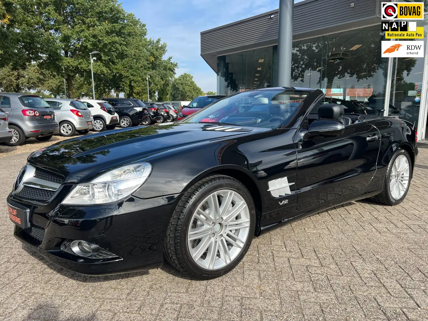 Mercedes-Benz SL 600 V12, 520PK, Full Options, Collectors item, 28719 k Noir - 1