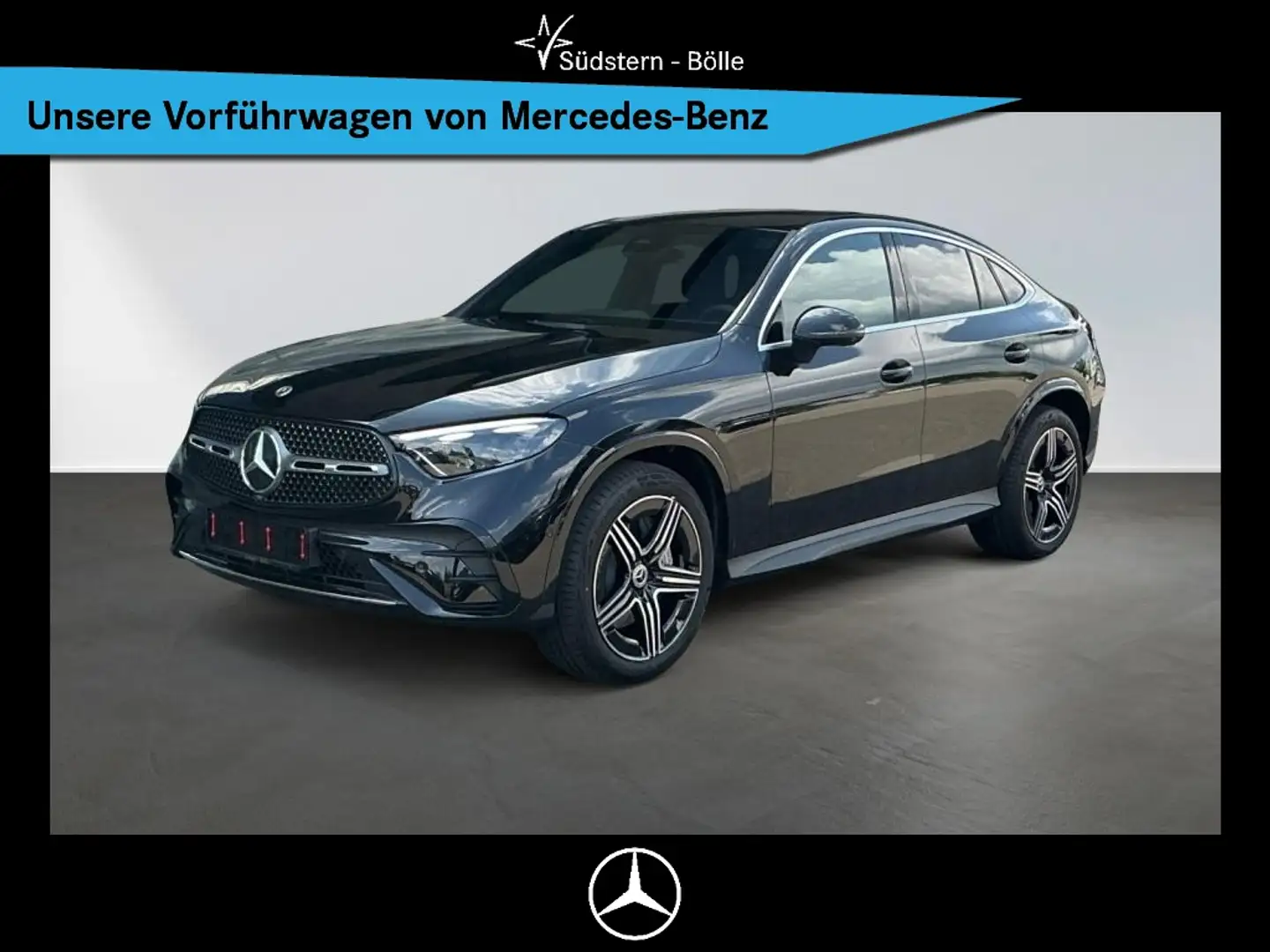 Mercedes-Benz GLC 220 d 4M Coupe +AMG+SHZ+MEMORY+NAVI+AMBIENTE Noir - 1