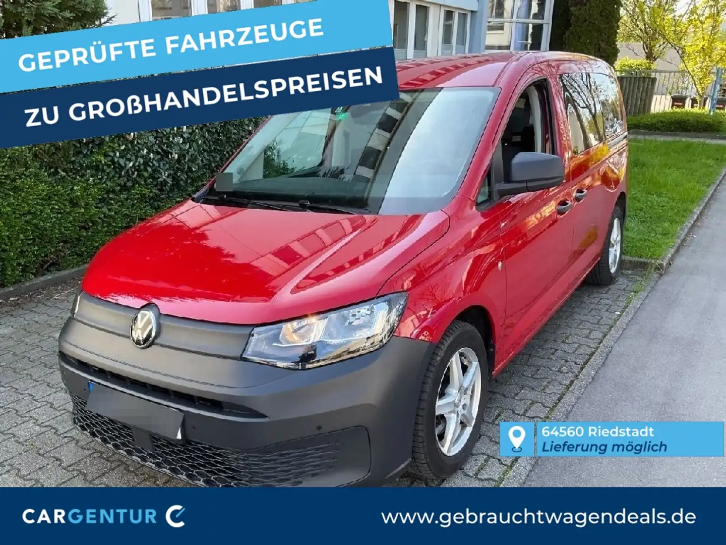 Volkswagen Caddy Kombi Maxi 1.5 TSI OPF AHK Navi Lane PDC Red - 1