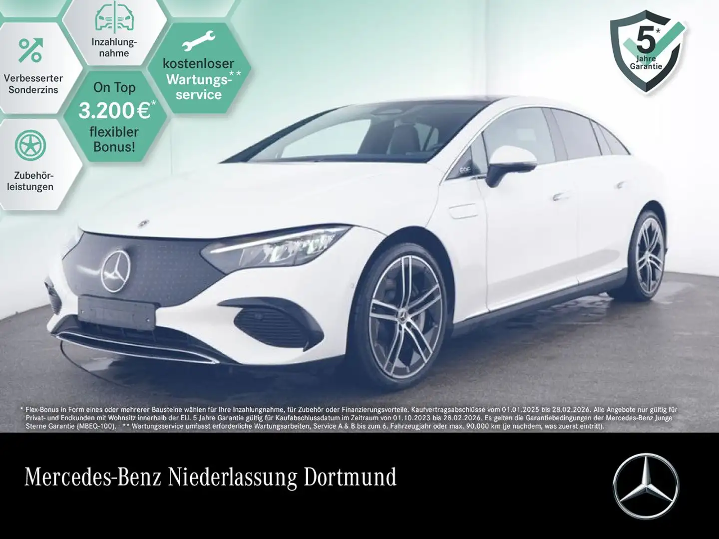 Mercedes-Benz EQE 300 Burmester 3D Pano Navi Premium Distr. LED Weiß - 1