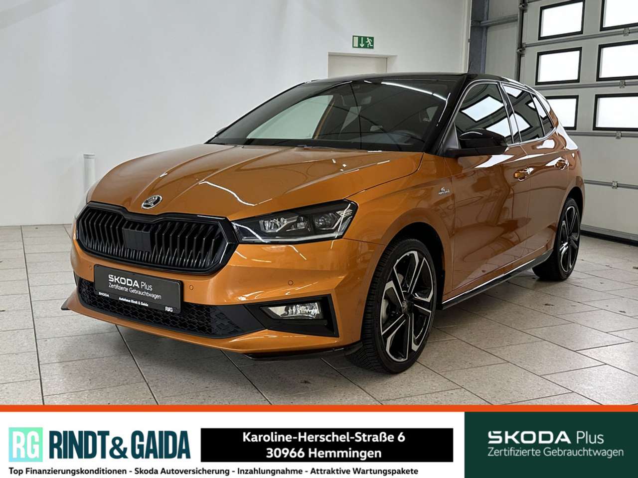 Skoda Fabia 2025 — 1.0 TSI Monte Carlo SHZ NAVI ACC LED