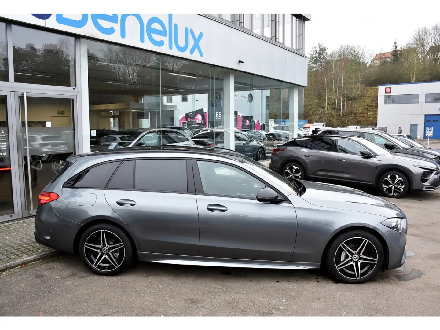 Mercedes-Benz C 300 de Break AMG Line 9G-Tronic TO DISTRONIC LANE SIDE Gris - 2