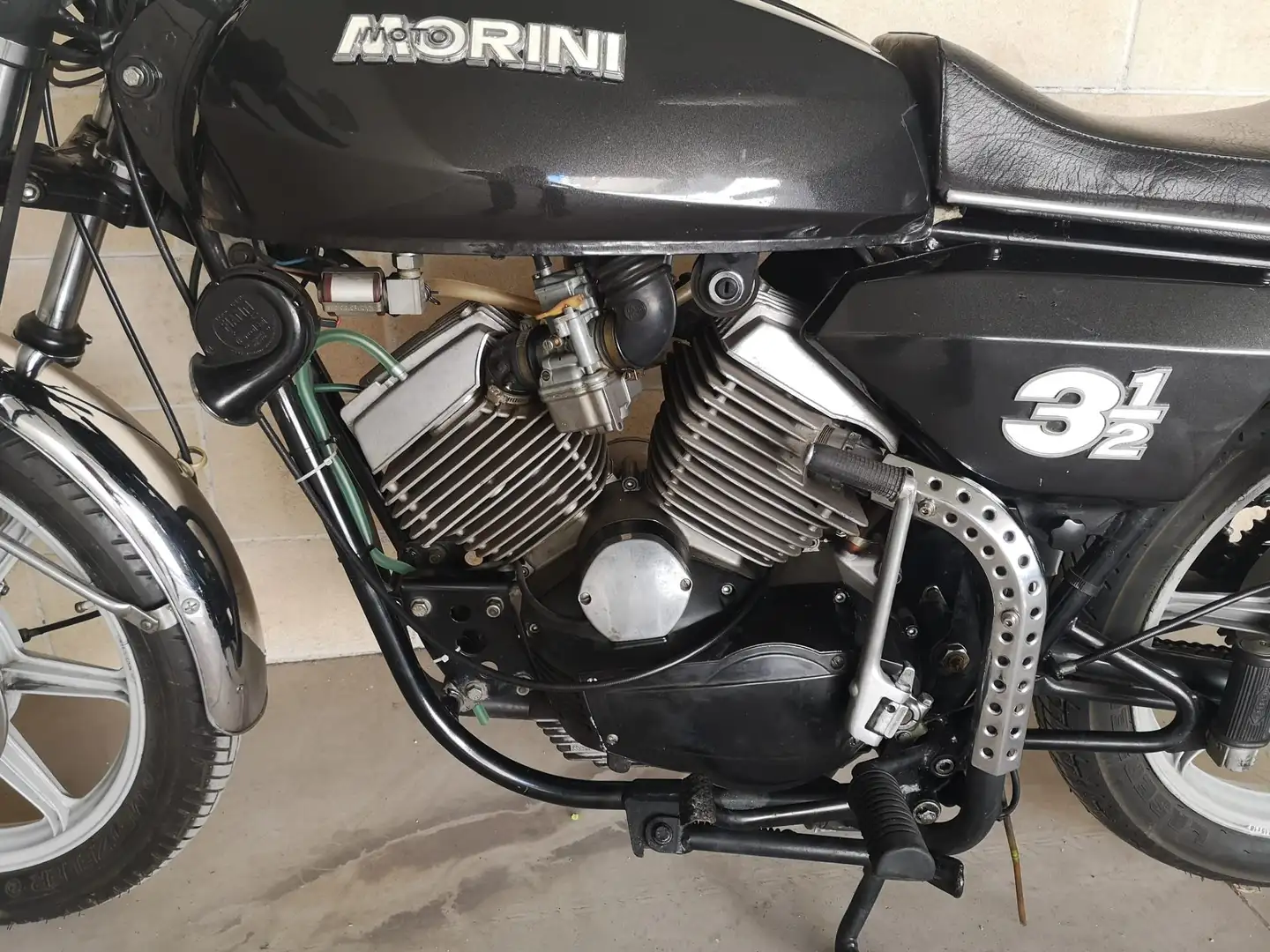 Moto Morini 3 1/2 3 1/2 Sport 1980 serie A3 Чорний - 2