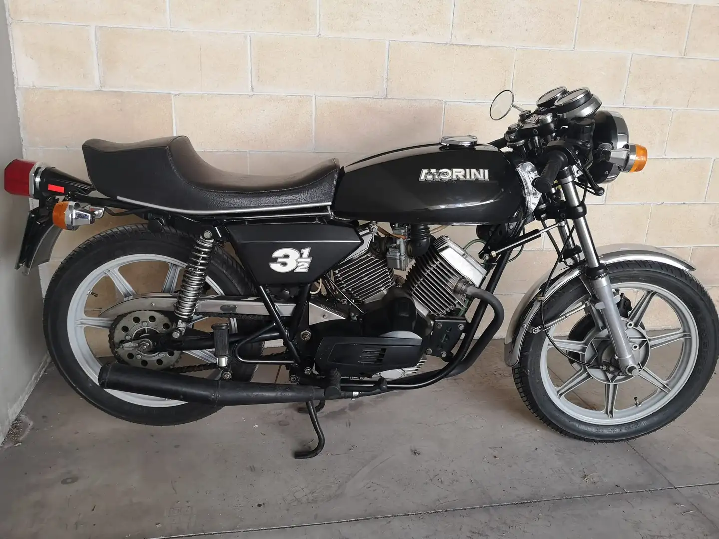 Moto Morini 3 1/2 3 1/2 Sport 1980 serie A3 Чорний - 1