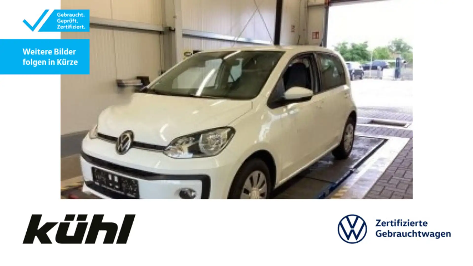 Volkswagen up! 1.0 maps+more Kamera Weiß - 1
