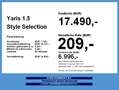 Toyota Yaris 1.5 Style Selection *Kamera*Tempomat*Sitzh* Blanc - thumbnail 4