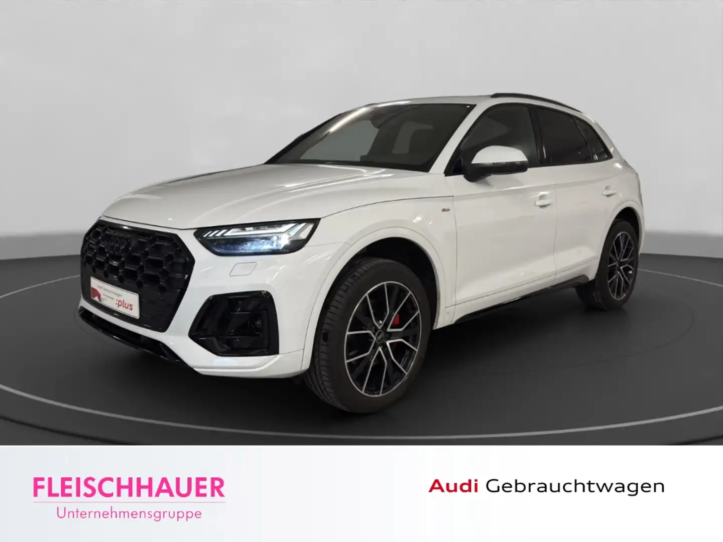 Audi Q5 40 TDI qu. S line Matrix+AHK+Pano+Navi+20''+B&O+Ka Weiß - 1