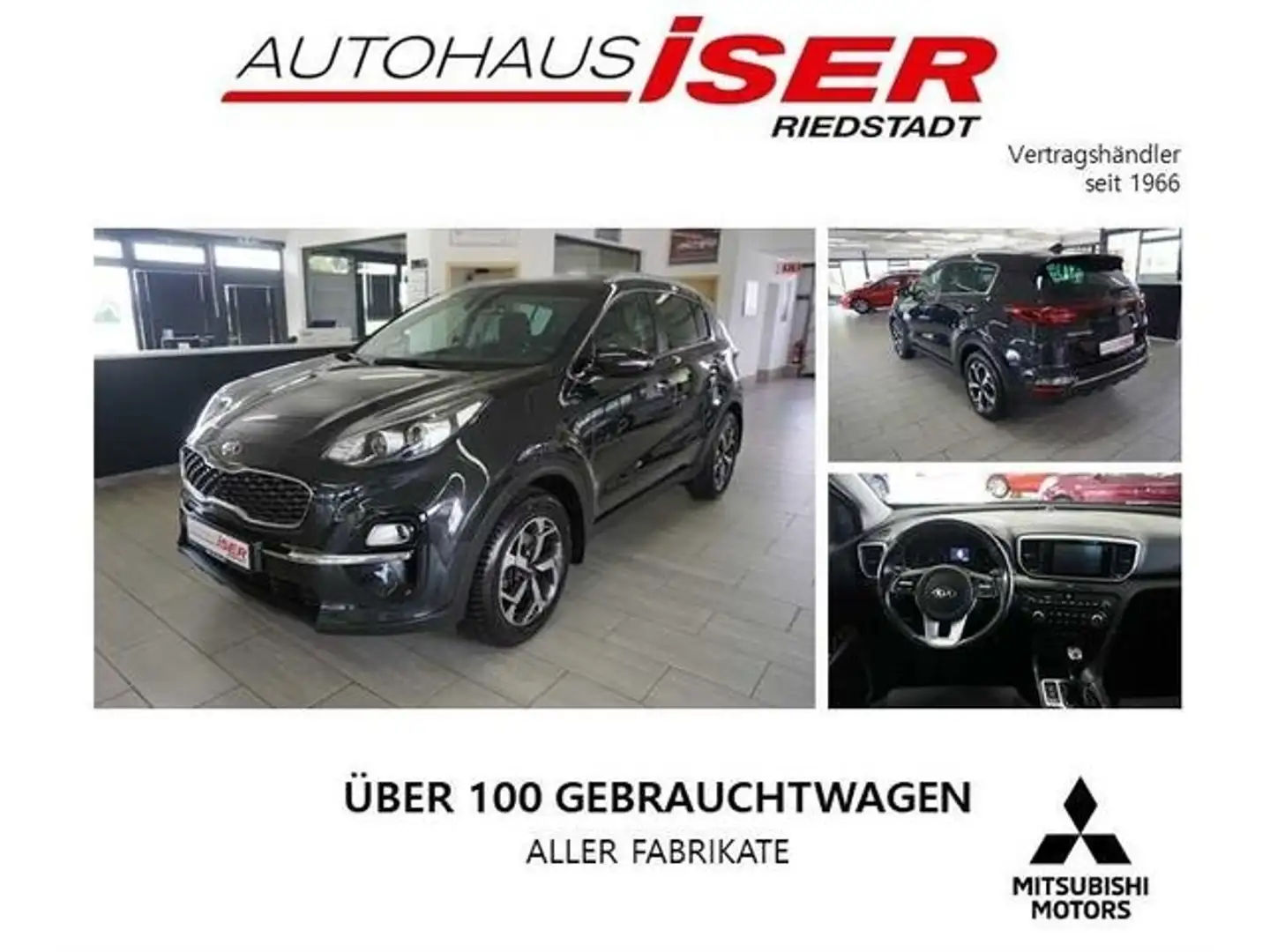 Kia Sportage 1.6 T-GDI 2WD SPIRIT NAV RÜCKFAHR. TEMP Noir - 1