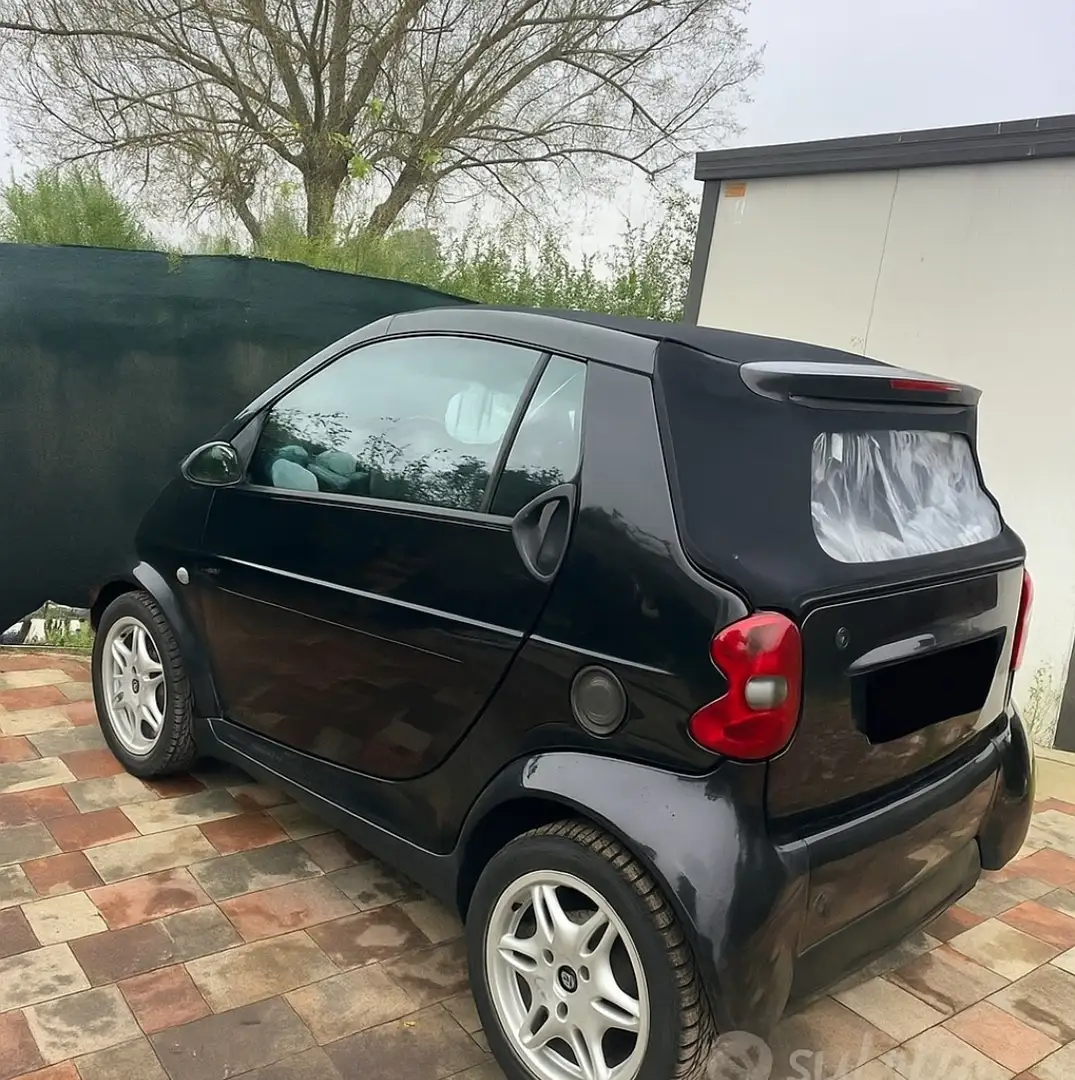 smart forTwo Fortwo Cabrio 1.0 mhd Passion 71cv Nero - 2