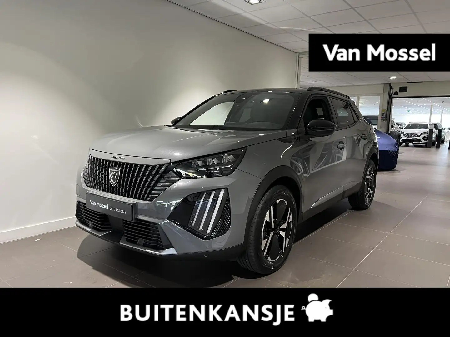 Peugeot 2008 1.2 Hybrid 136 GT | Navigatie | Camera | Adaptieve Grijs - 1