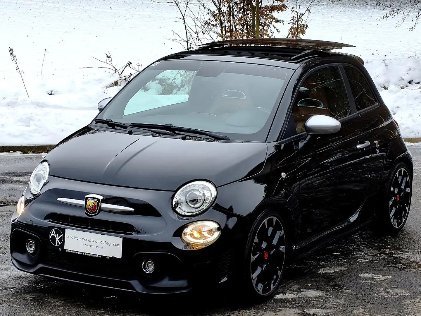 Abarth 595 Turismo | elektr. Panorama | Brain-Rennkat | Sovrappost... Schwarz - 1