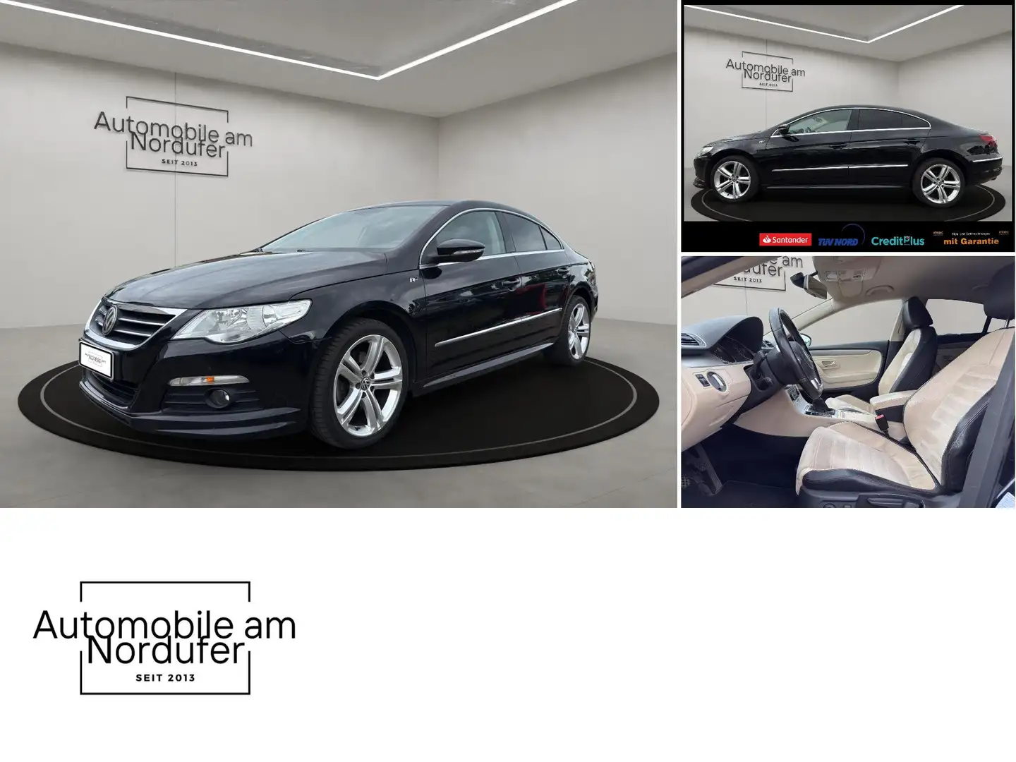 Volkswagen Passat CC 1.8 TSI R-Line-Leder-Navi-Scheckheft-PDC-18Zoll Schwarz - 2