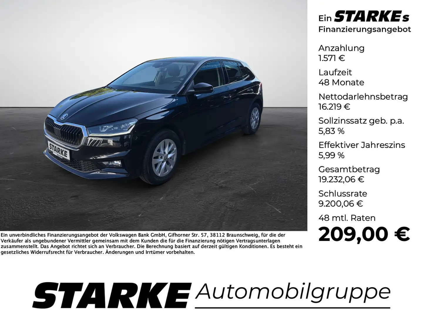 Skoda Fabia 1.0 TSI DSG Style Czarny - 1