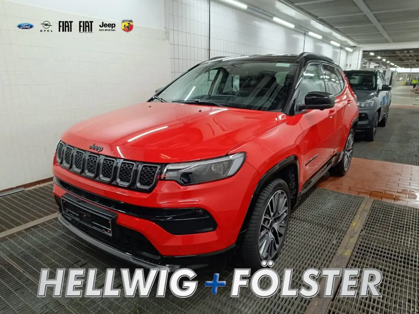 Jeep Compass Summit Mild-Hybrid FWD 1.5 MultiAir Leder Rot - 1