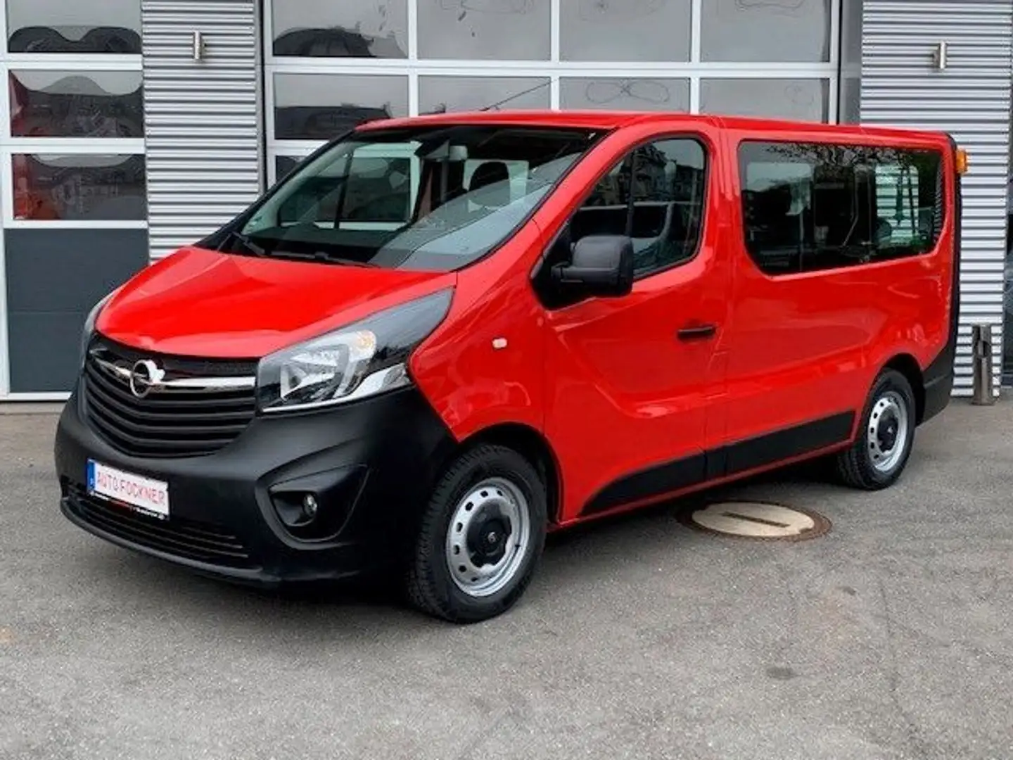 Opel Vivaro B 1.6 CDTi 9-Sitzer Bus L1H1 1.Hand Klima Rot - 1