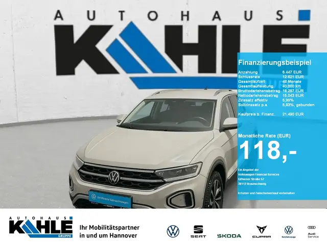 Volkswagen T-Roc 1.0 TSI Style CarPlay ACC AHK LED RFK PDC