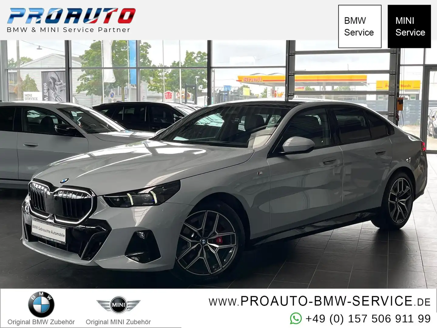 BMW 520 d M Sport Pro K.Zg/HUD/Pano/A-LED/360°Kam/H-K Gris - 1
