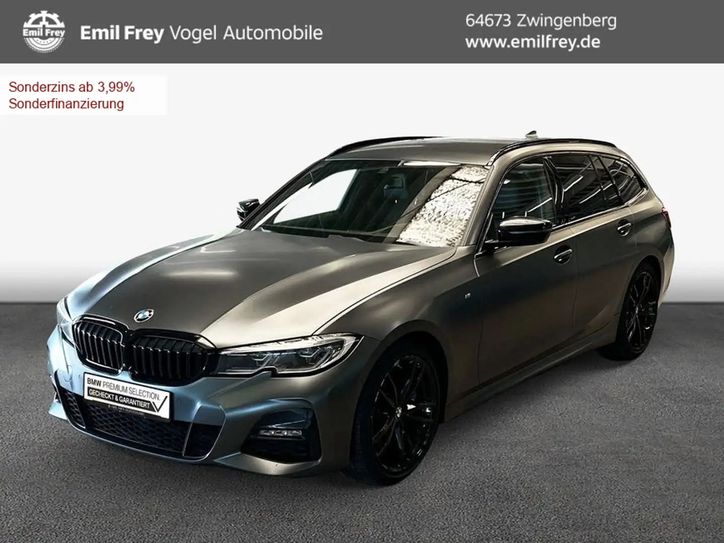 BMW 330 d Touring xDrive Aut. M Sport Grau - 1